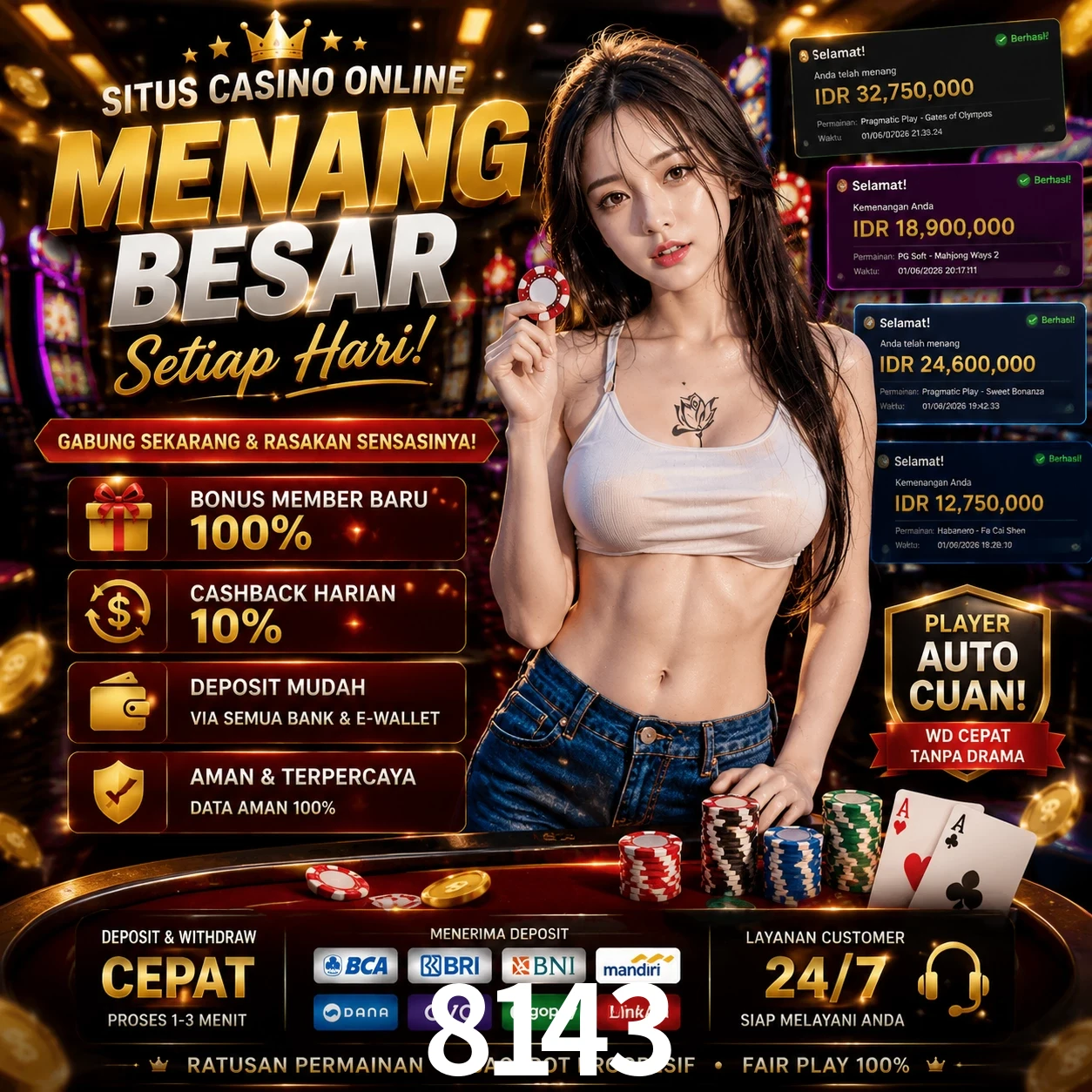 8143 slots no app
